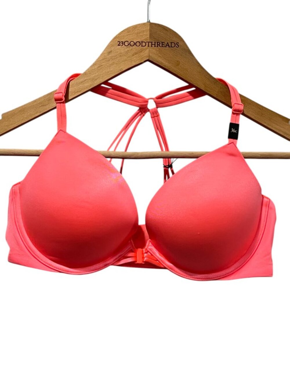 Victoria's Secret Very Sexy Push-Up Bra, NWT, Neon Orange, 36C